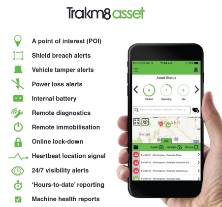 mobile asset app to track you diggers dumpers trailers and general asset and plant machinery
